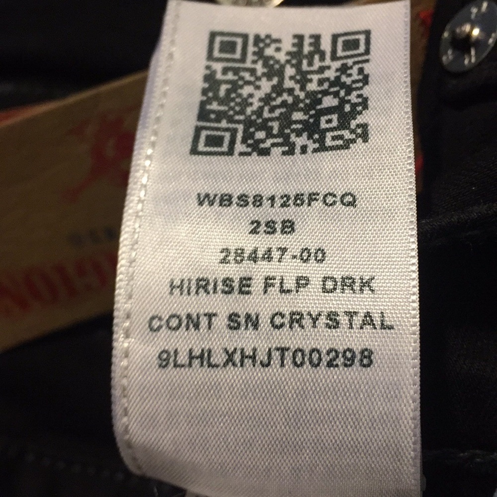 100% AUTHENTIC BLACK TRUE RELIGION DENIMS - Picture 5 of 7